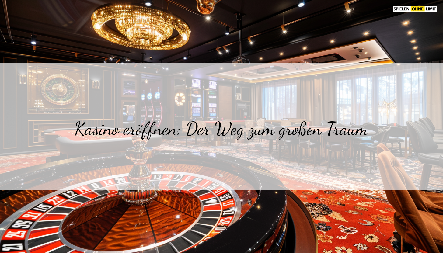 Kasino eröffnen: Der Weg zum großen Traum