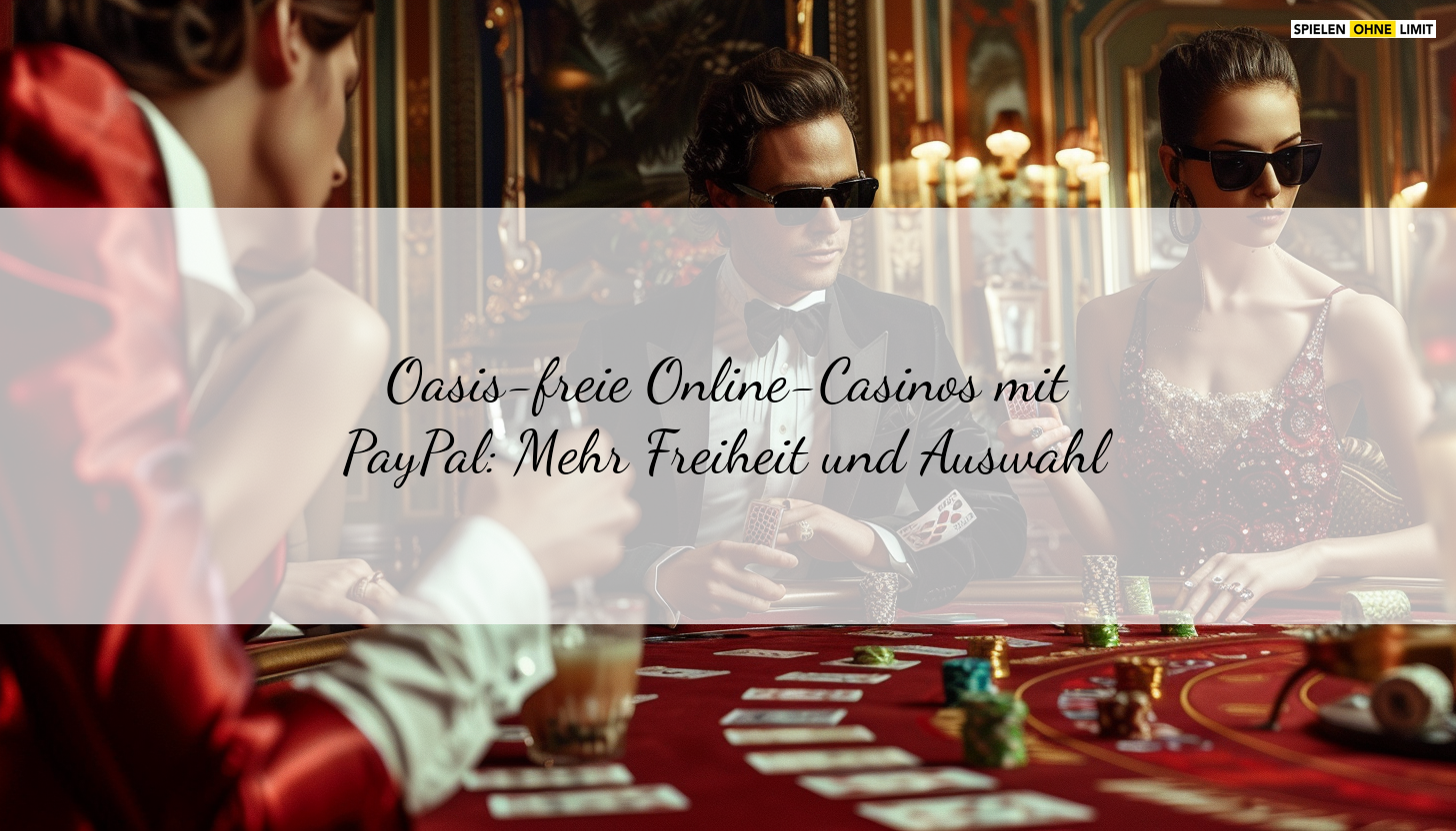 Oasis-freie Online-Casinos mit PayPal: Mehr Freiheit und Auswahl